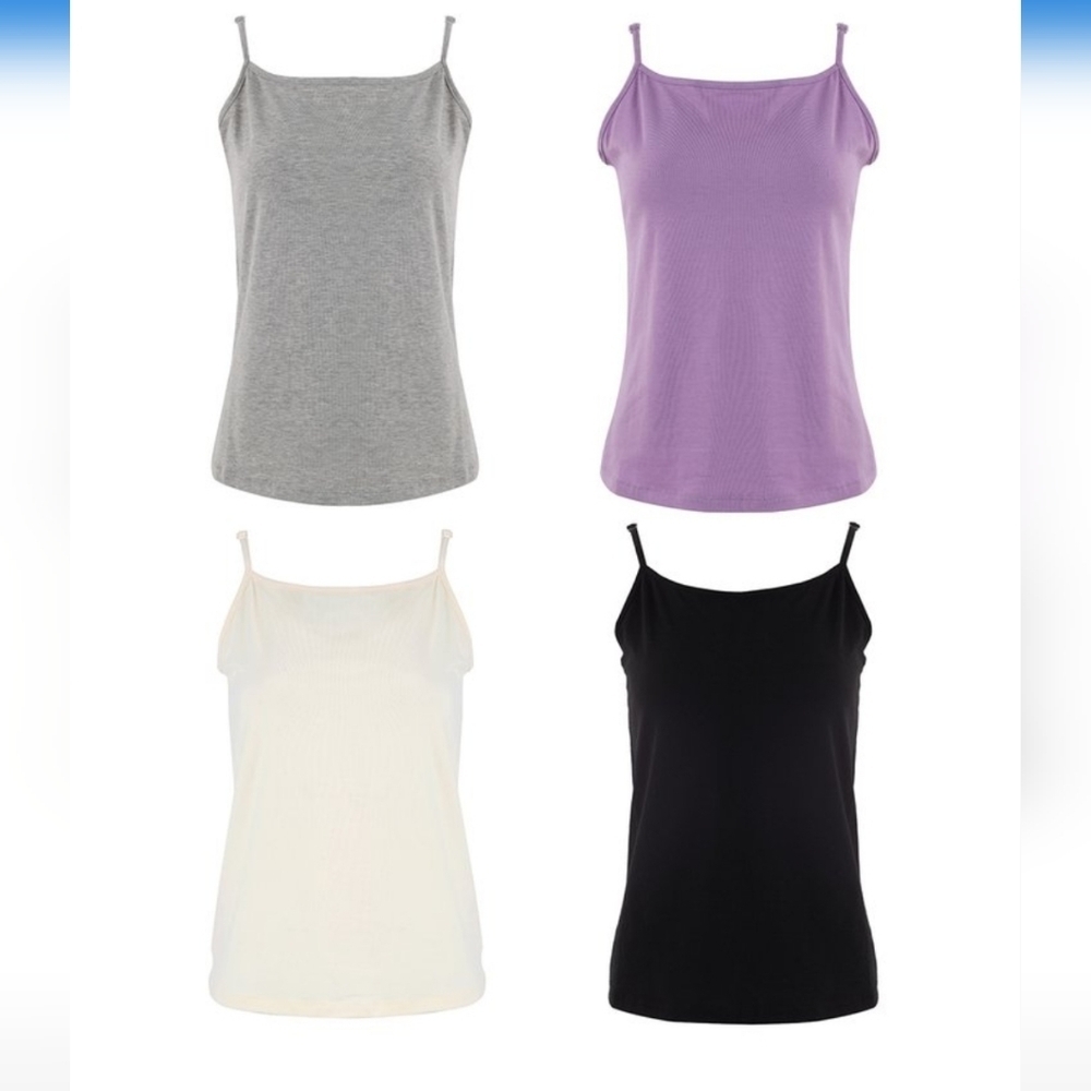 🆕️ 1X - SET OF 4 LAYERING CAMISOLES